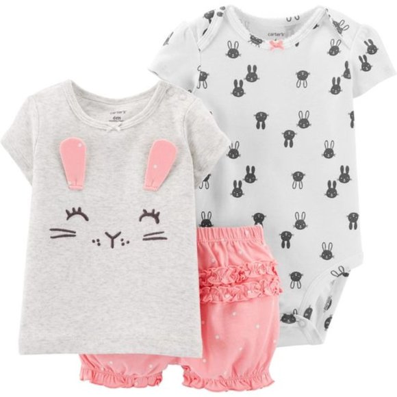 Carter's 3-Piece Bunny Outfit - Picture 1 of 1